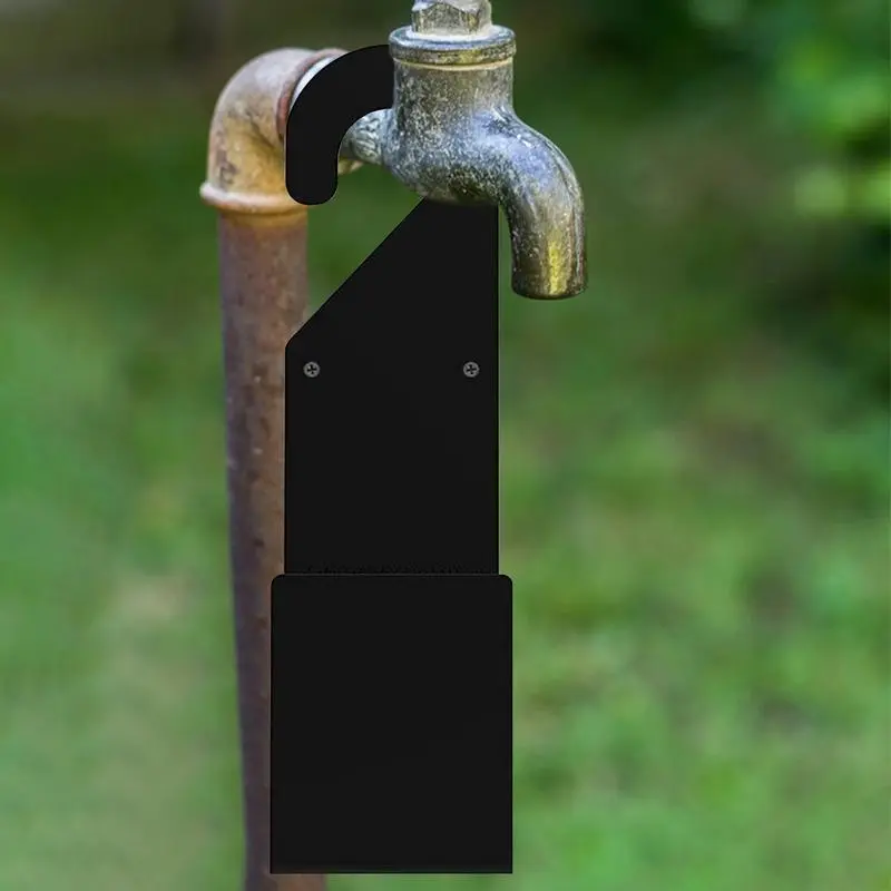 Garden Hose Holder Heavy Duty Metal Hose Hanger Gardening Parts And Supplies For Yard Deck Fence Poolside Camping RV Household