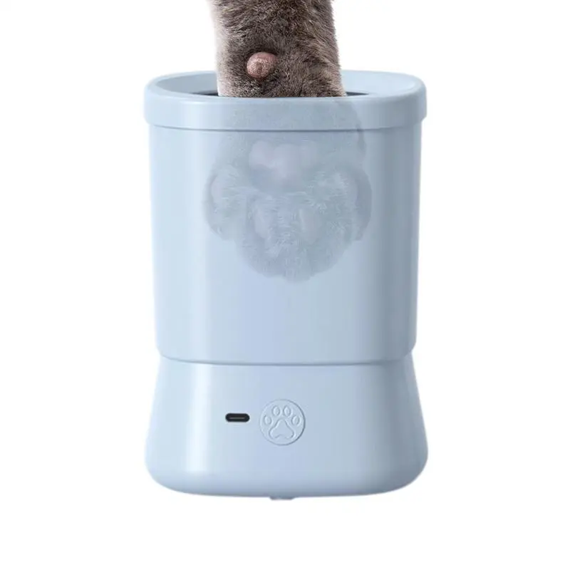 Pet Feet Washer Paw Washer Dogs Anti-Splash Two-Speed Pet Foot Washer Automatic Paw Cleaner Cup Electrical Pet Paw Cleaner