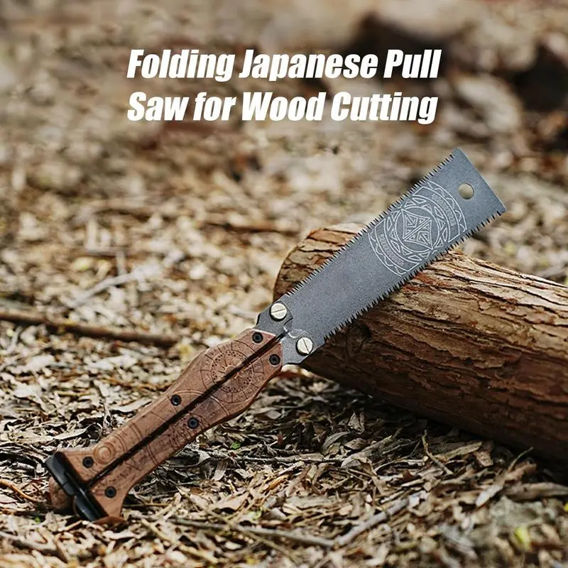 Japanese Pull Saw Folding Pruning Saw Fast-Cutting Lightweight Bowsaw Non-Slip Handle Garden Tool For Camping Crafts