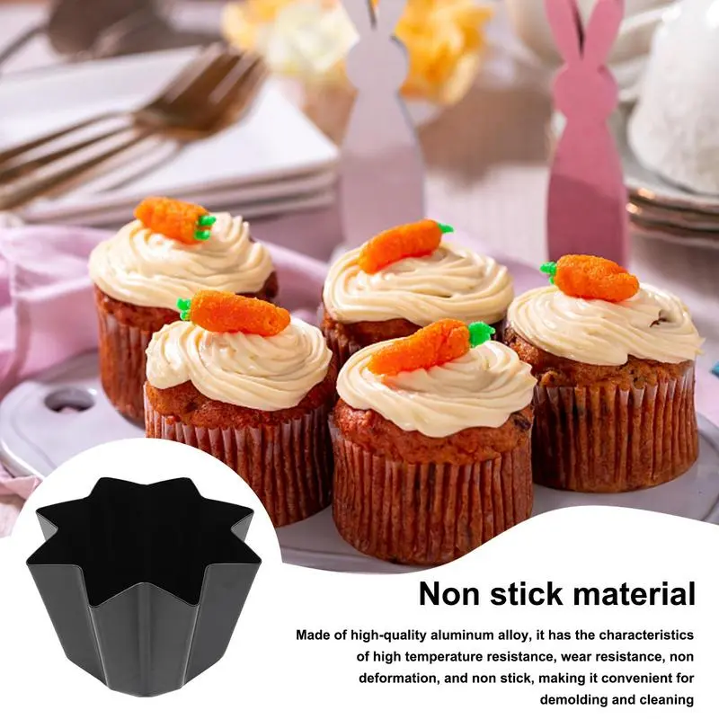 Breast Cake Mold Non-Stick Aluminum Pan Kitchen Baking Accessories Tools Octagonal Cake Pan Cake Pan Aluminum Alloy For Pudding