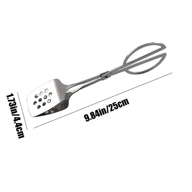 Buffet Tong Cooked Food Stainless Steel Tong Appetizer Tongs Multi-functional Kitchen Scissor For Salad Cake Bread