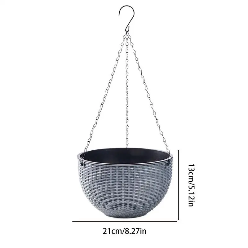 Wall Plant Holders Wall Planter Vertical Handcrafted Mounted Pot Vase Hanging Basket Round Planter Pot For Garden Balcony