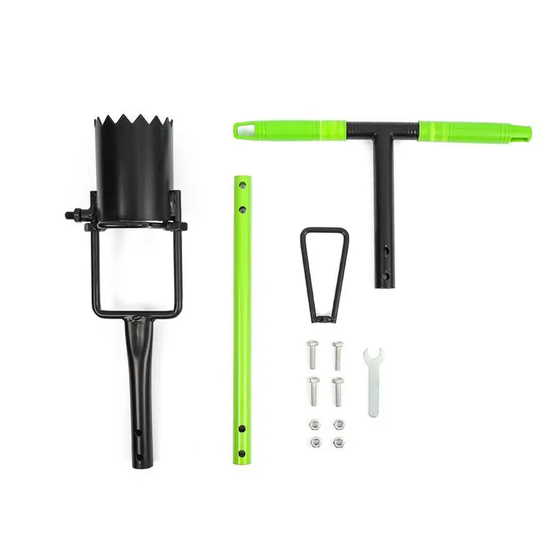 Seeding Bulb Planter Tool Long Handled Transplanter Multi-functional Lawn Tool Depth Mark Bulb Planter Bulb Planter Digger