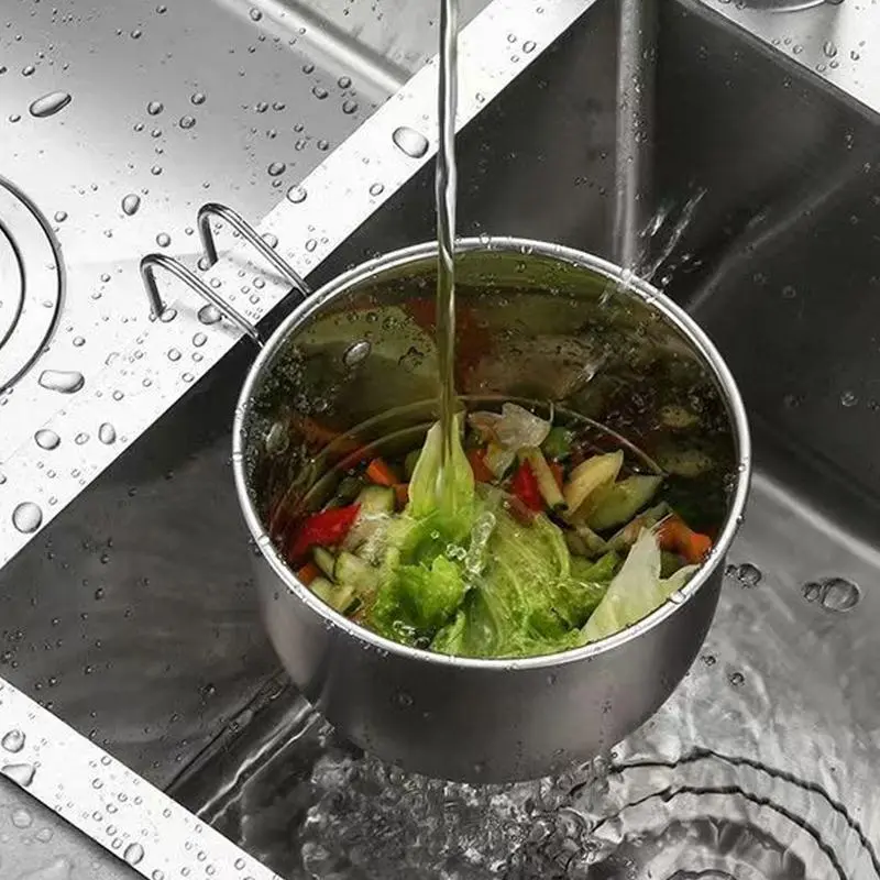 Kitchen Sink Strainer Basket Sink Drainage Rack Sink Sink Strainer Bowl Sturdy Corner Sink Strainer Basket Corner Sink Strainer