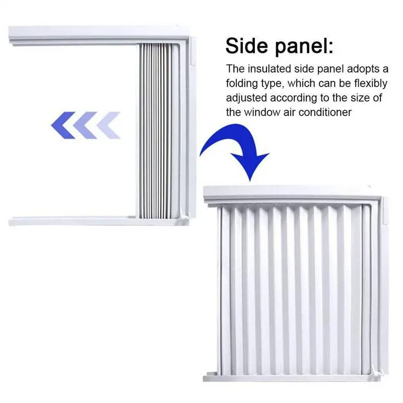 Window Air Conditioner Side Panels Window Vent Insulation Panels,Sliding Insulated Sealed Removable Frame Air Vent Cover