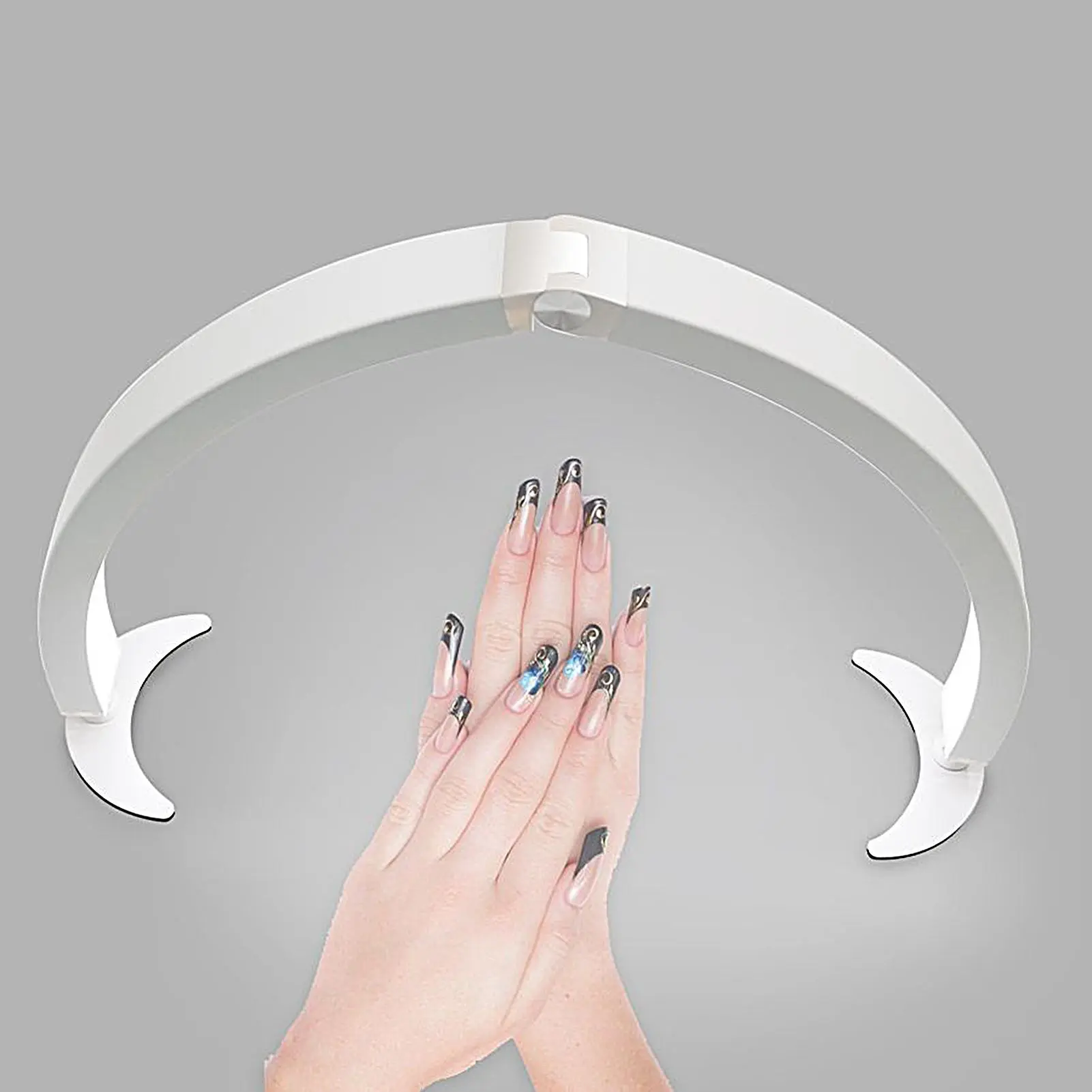 Lamp For Nail Desk Adjustable Half Moon Light 40W Remote Control Foldable Lamp For Eyelash Women Girls Beauty Home Skin Care