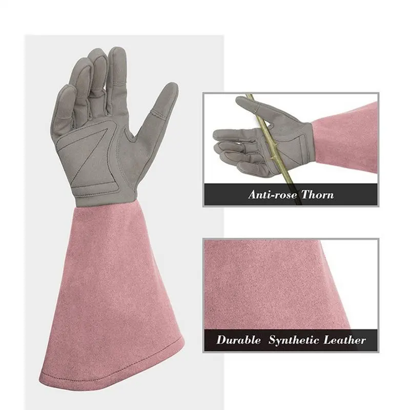 Gardening Gloves Long Protection Mitten Yard Thorn Proof Garden Long Sleeves Gloves Garden Yard Gloves Working Mitten