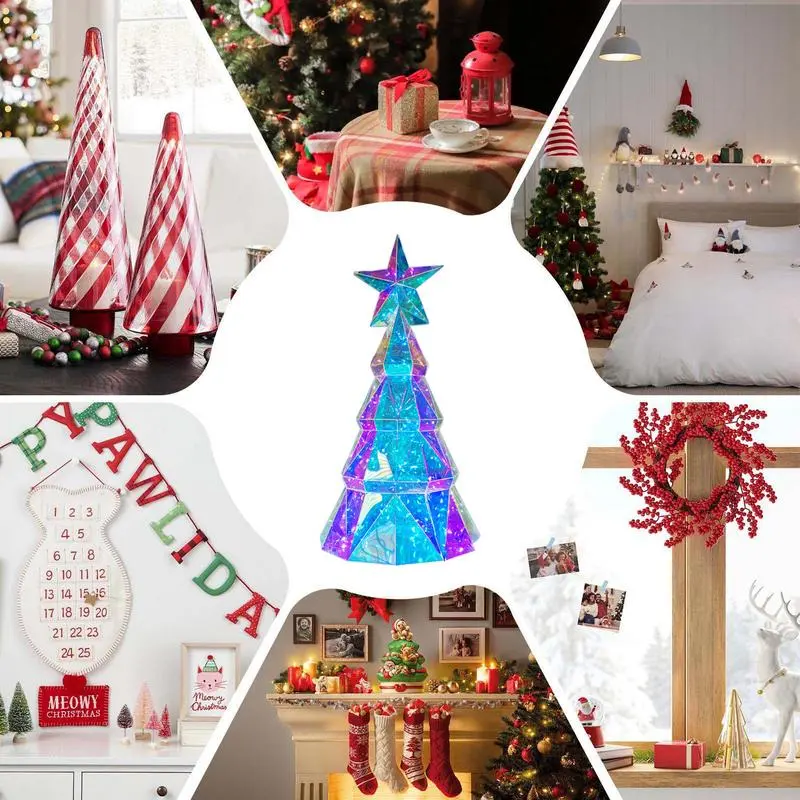 Christmas Tree Floor Lamp Christmas Nightlights Small Christmas Lamp Christmas Table Lamp Christmas Tree Figurine For Relatives