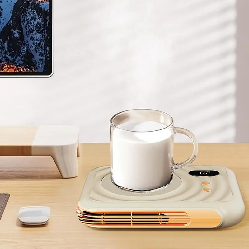 Coffee Mug Warmer 3 Temperature Setting Cup Warmer Beverage Warmers Coffee Warmer Double Functions Mug Warmer For Family Friends