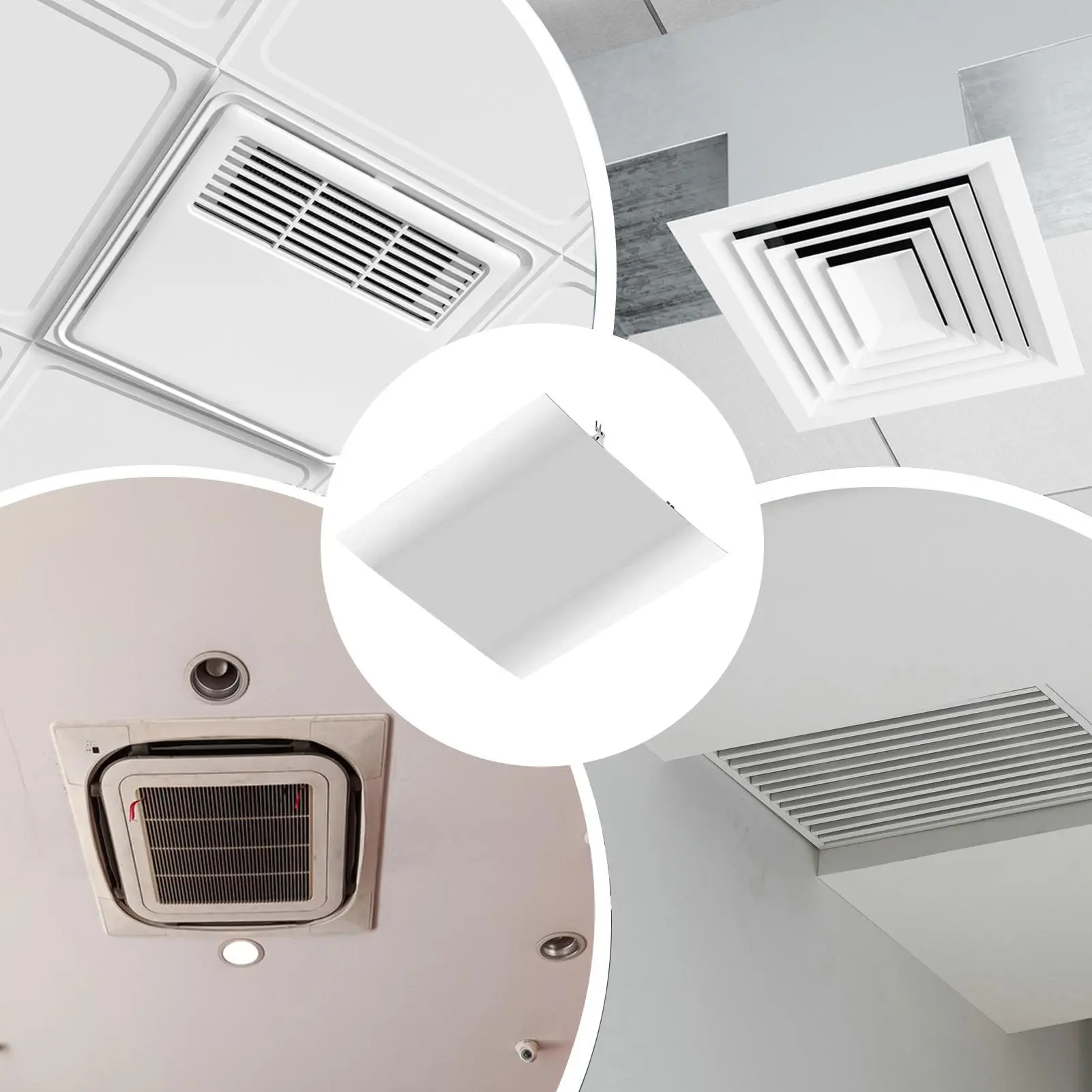 Square Air Conditioning Deflector Anti Direct Blowing Ceiling Air Conditioner Windshield AC Wind Deflector Wind Guide Baffle