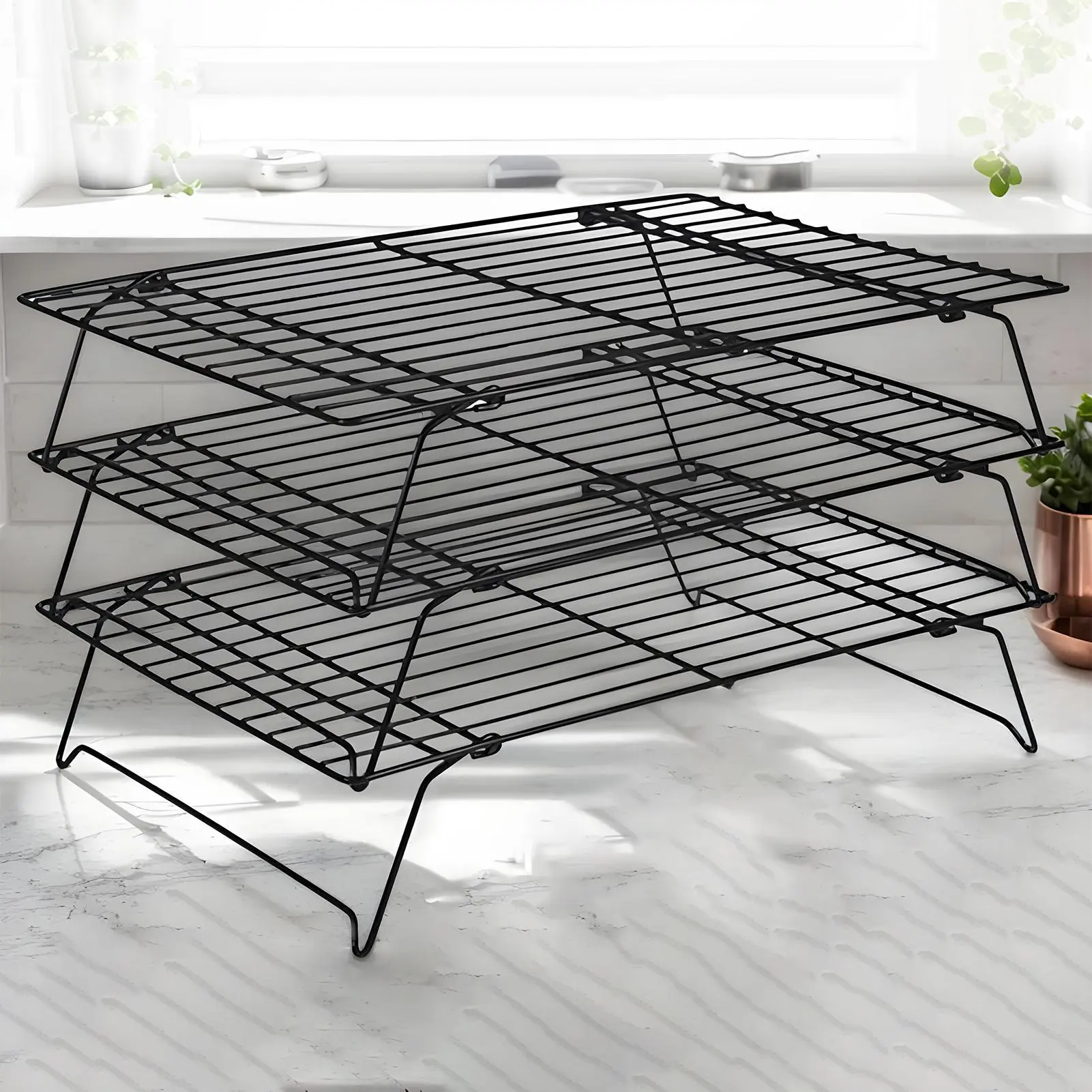 Cake Cooling Rack Drying Sheet For Roasting Stackable Cooling Racks For Cooking And Baking For Kitchen Home Commercial