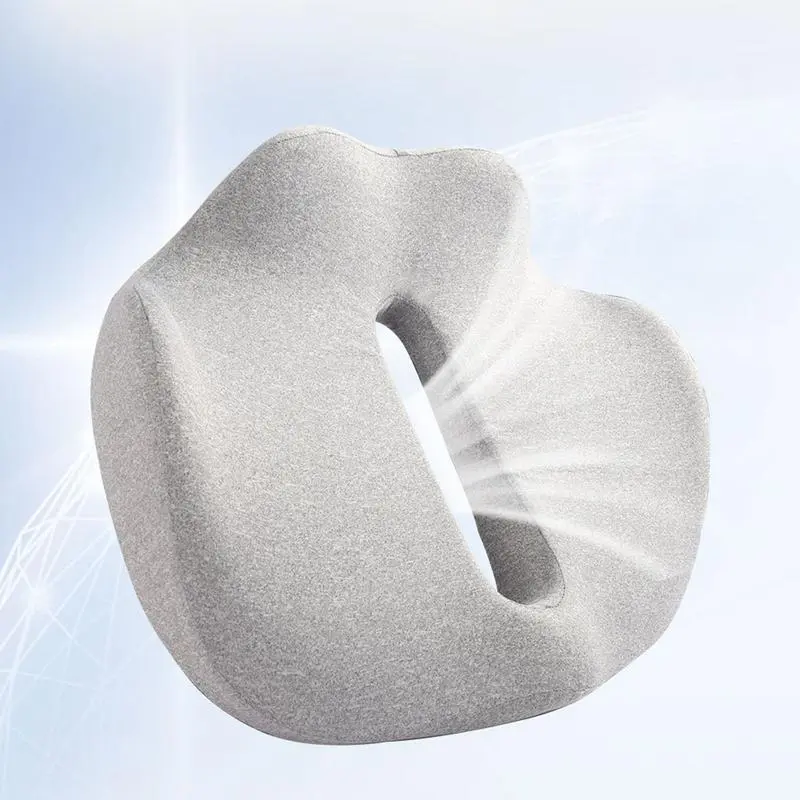 Foam Seat Cushion  Non-Slip Pad Long Sitting Chair Cushion Sciatica Pain Relief Lumbar Support Pillow Health Care Seat Cushion