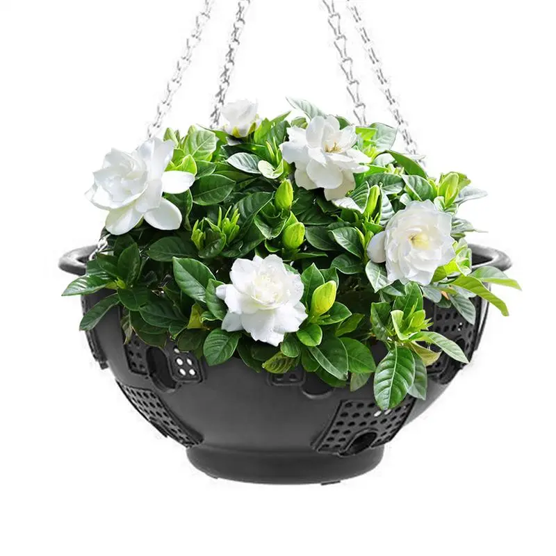 Suspending Planter Plants Decorative Flower Plant Pots Plant Holder Metal Hanging Basket Hanging Flower Hanging Pots Basket