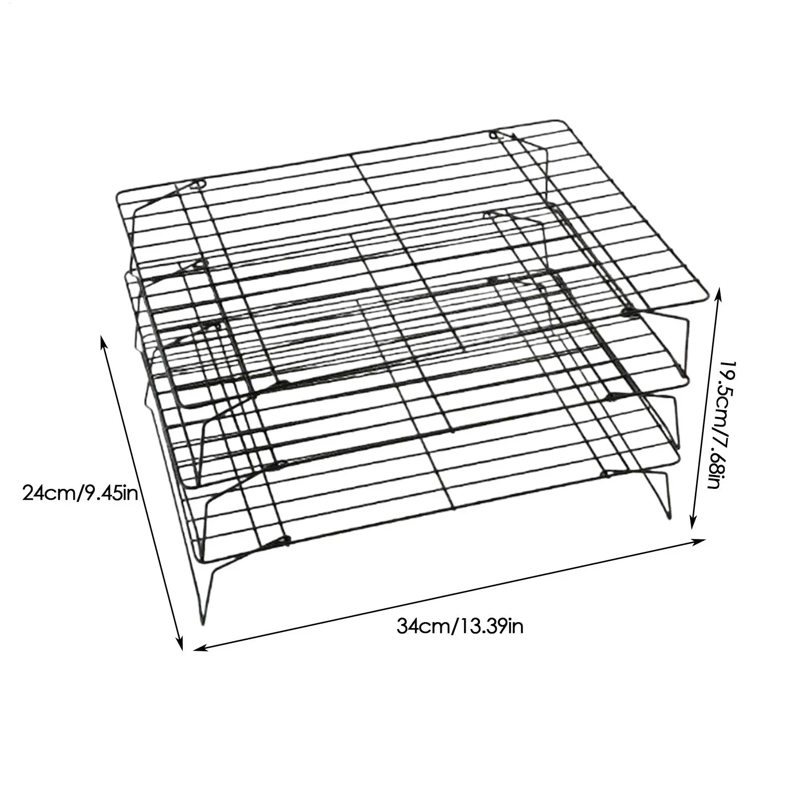 Cake Cooling Rack Drying Sheet For Roasting Stackable Cooling Racks For Cooking And Baking For Kitchen Home Commercial