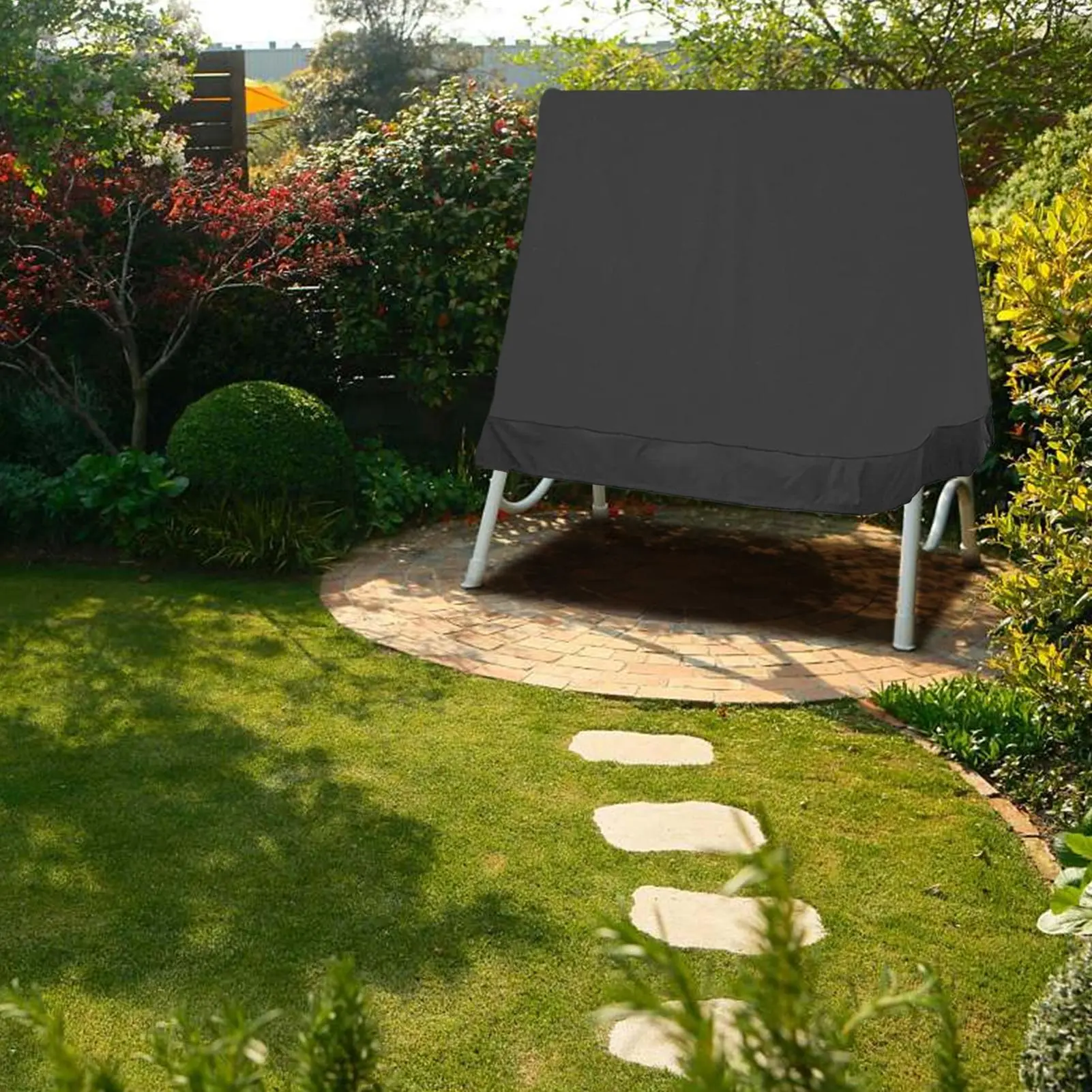 Garden Swing Cover Swing Canopy Cover UV Resistant Dustproof Waterproof Furniture Protector 85 X 55 X 66 Inch For Garden Lawn