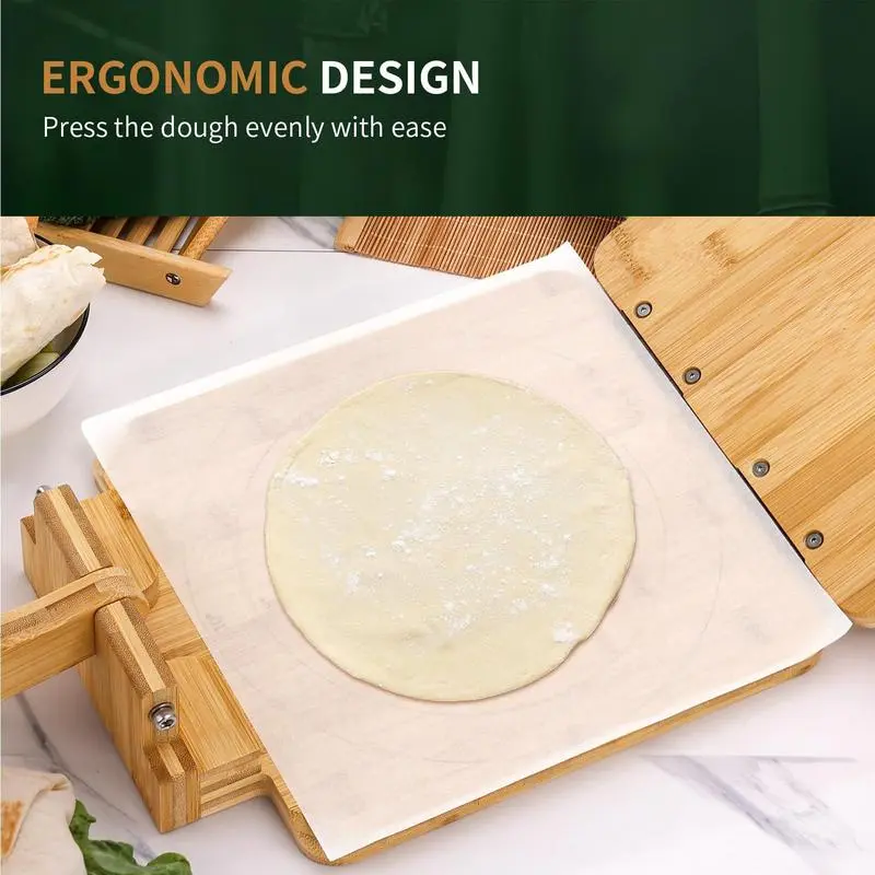 Wood Tortilla Press Heavy Duty Chapati Maker Taco Press Tortilla Maker Press Dumpling Tortilla Maker Kitchen Cooking Accessories