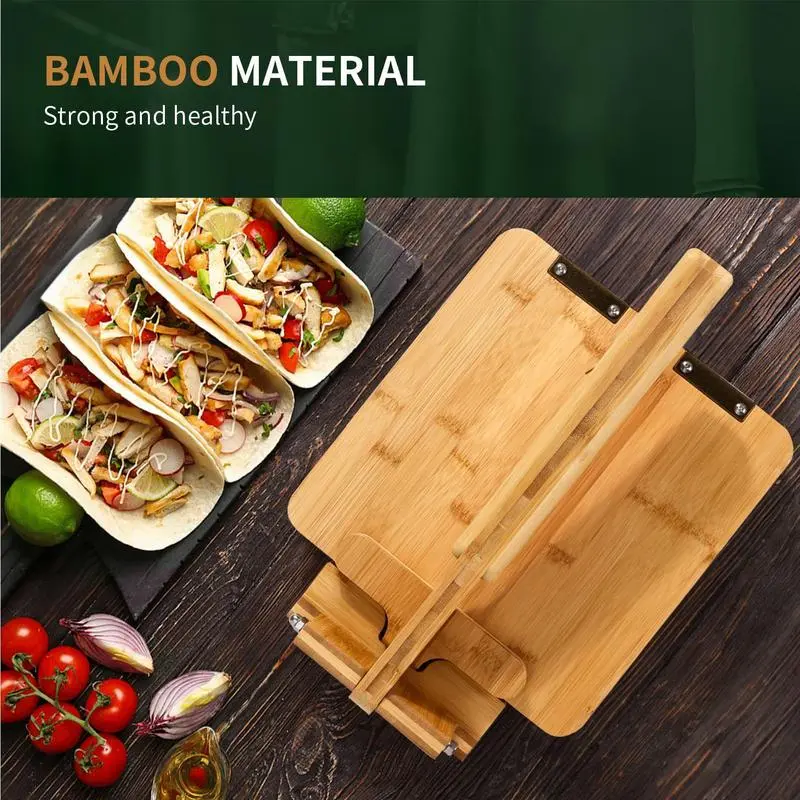 Wood Tortilla Press Heavy Duty Chapati Maker Taco Press Tortilla Maker Press Dumpling Tortilla Maker Kitchen Cooking Accessories