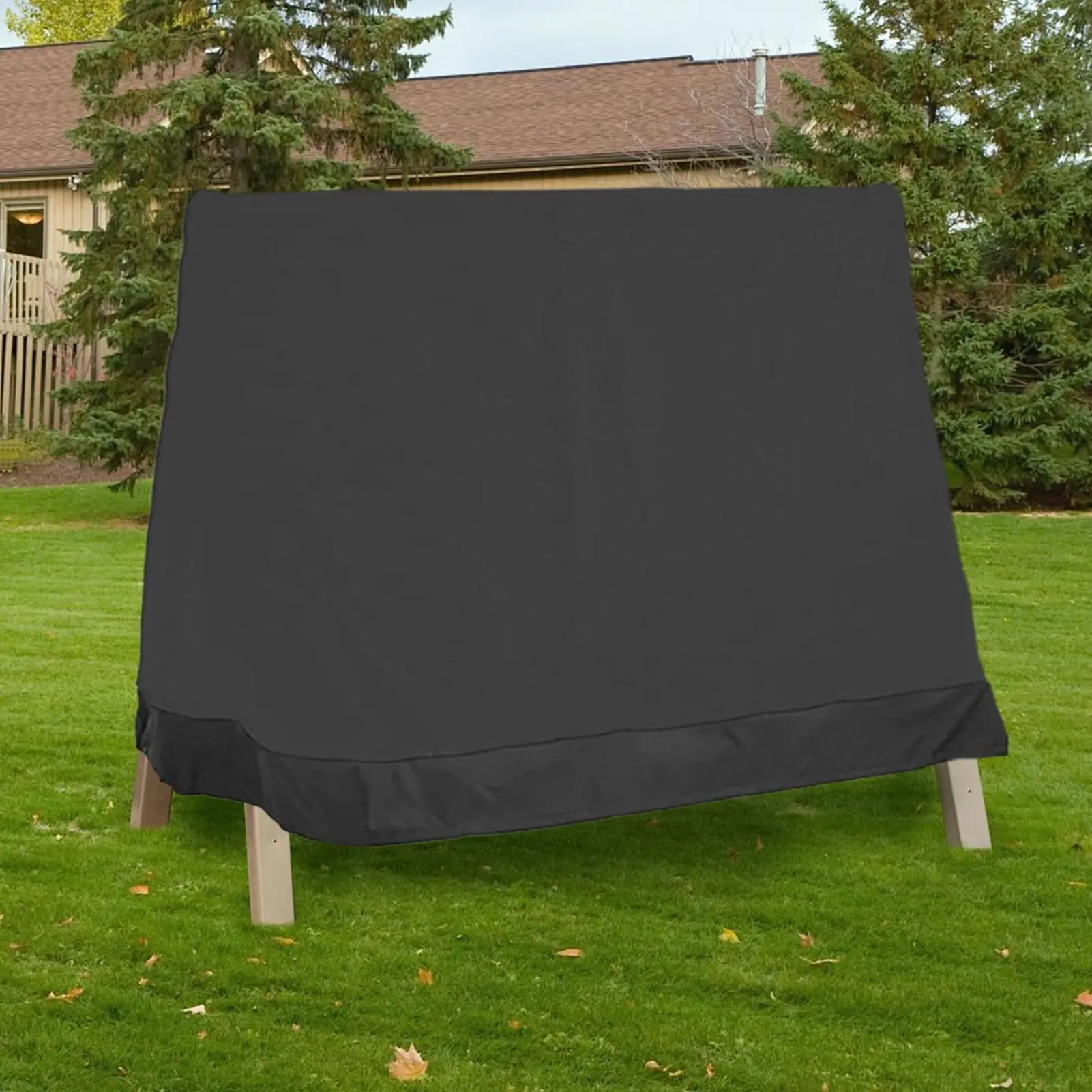 Garden Swing Cover Swing Canopy Cover UV Resistant Dustproof Waterproof Furniture Protector 85 X 55 X 66 Inch For Garden Lawn
