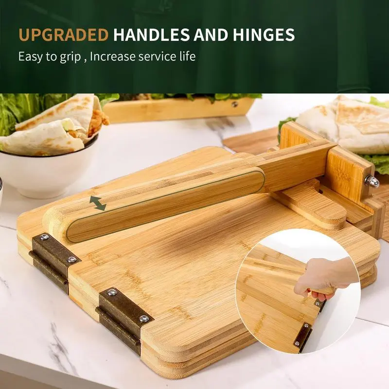 Wood Tortilla Press Heavy Duty Chapati Maker Taco Press Tortilla Maker Press Dumpling Tortilla Maker Kitchen Cooking Accessories