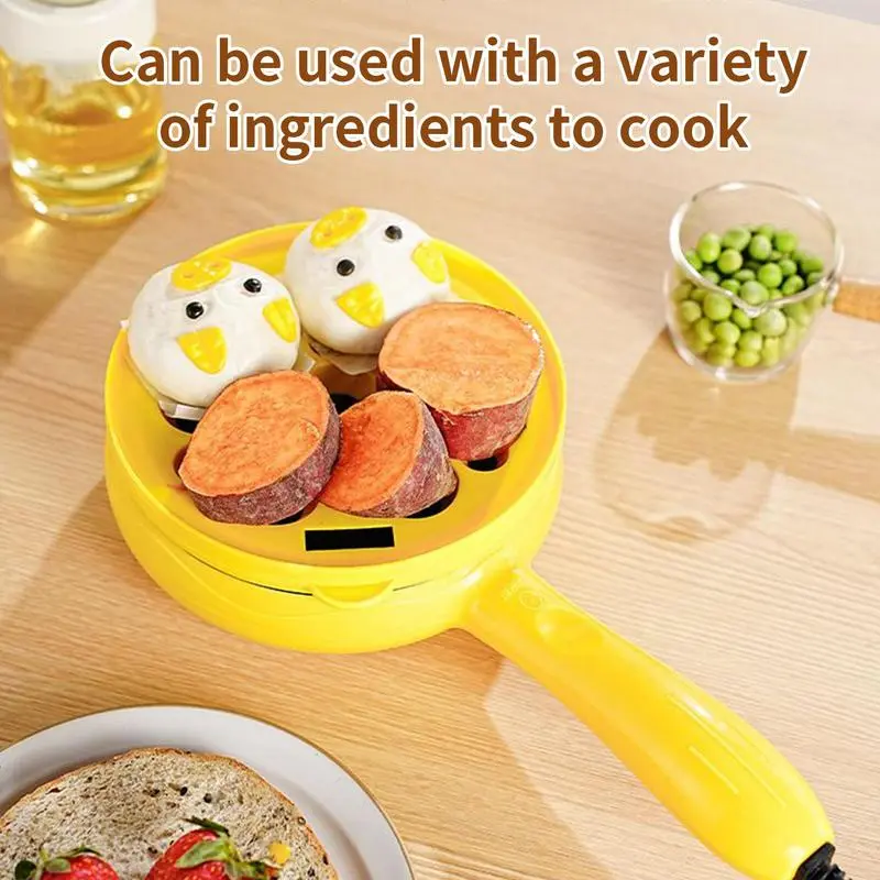 Nonstick Frying Pan for Eggs Hard Boiled Egg Cooker Nonstick Heat Resistant Kitchen Cookware Pot for Breakfast Snacks Dinner