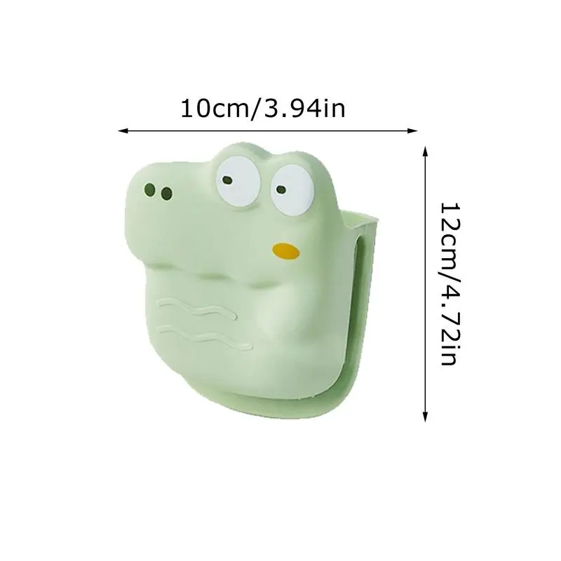 Hot Plate Gripper 3X Stainless Steel Anti Scald Hot Dish Grabber Multi-functional Cartoon Dinosaur Hot Bowl Tray Holder for