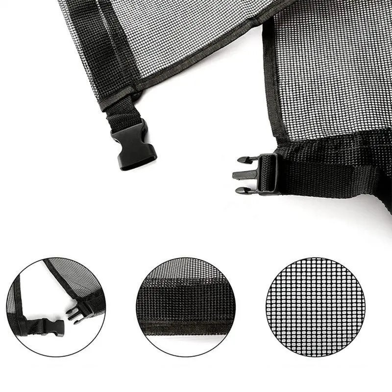 Air Conditioning Cover Mesh Air Conditioner Protector Foldable Condenser Protector Dust-Proof Hood 35.43x35.43x39.37 Inches for