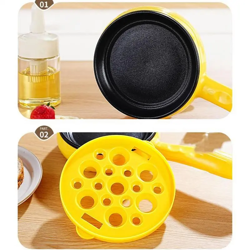 Nonstick Frying Pan for Eggs Hard Boiled Egg Cooker Nonstick Heat Resistant Kitchen Cookware Pot for Breakfast Snacks Dinner