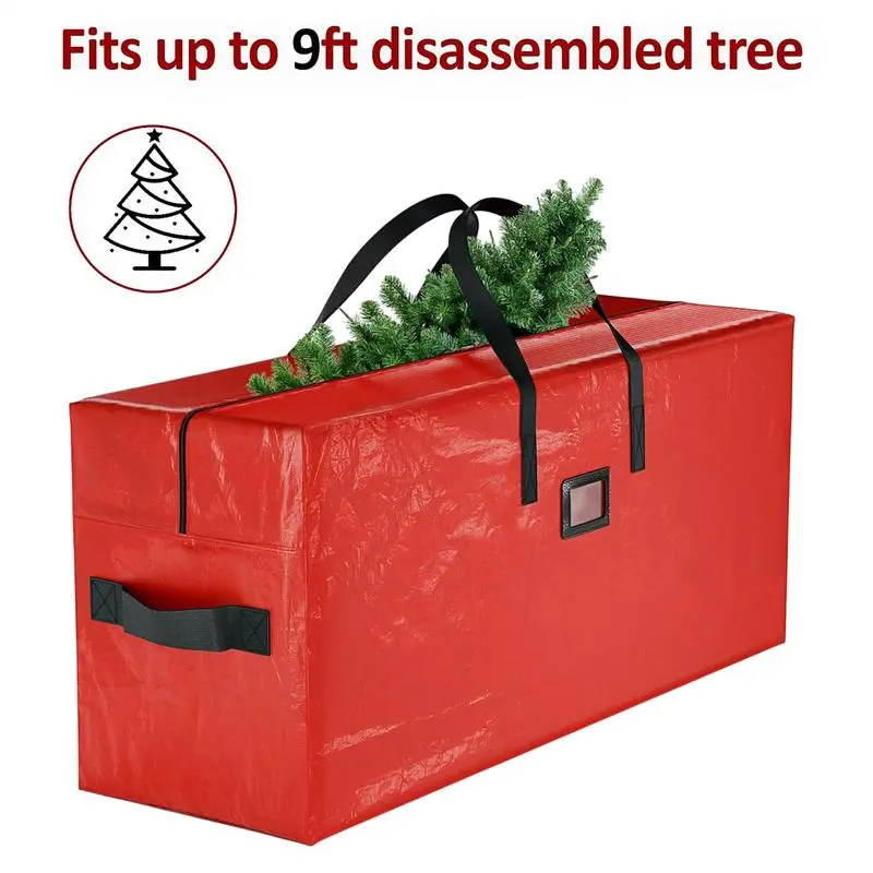 Christmas Tree Storage BagLarge Storage Container Christmas Decoration Organizer Xmas Tree Decoration Wreath Storage Box