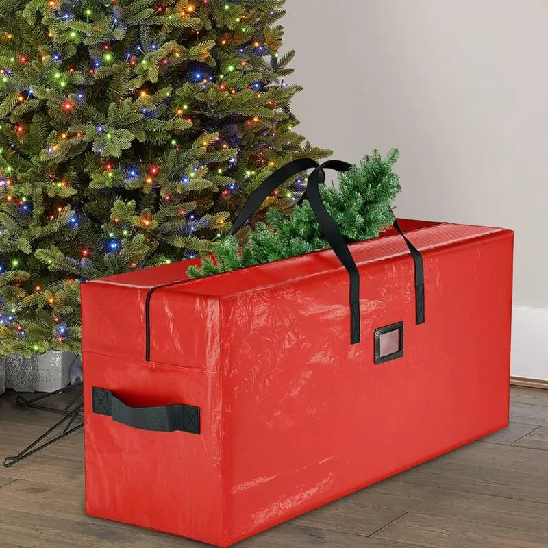Christmas Tree Storage BagLarge Storage Container Christmas Decoration Organizer Xmas Tree Decoration Wreath Storage Box