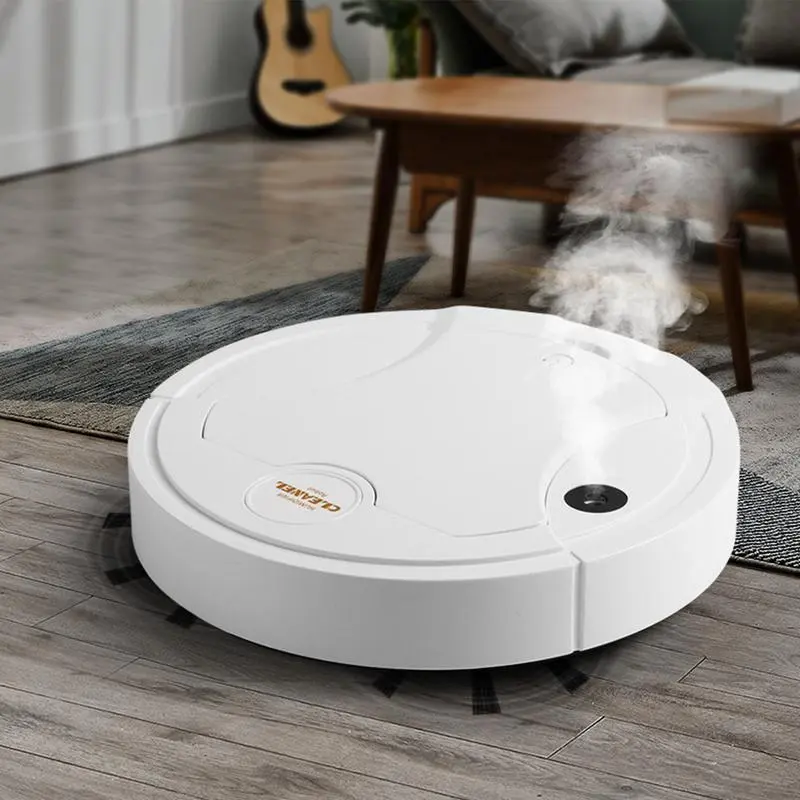 Robot Vacuum Robot Cleaner With Low Noise And Strong Suction Smart Sweeping Robo Vacuum For Daily Cleaning Hard Floors Carpet