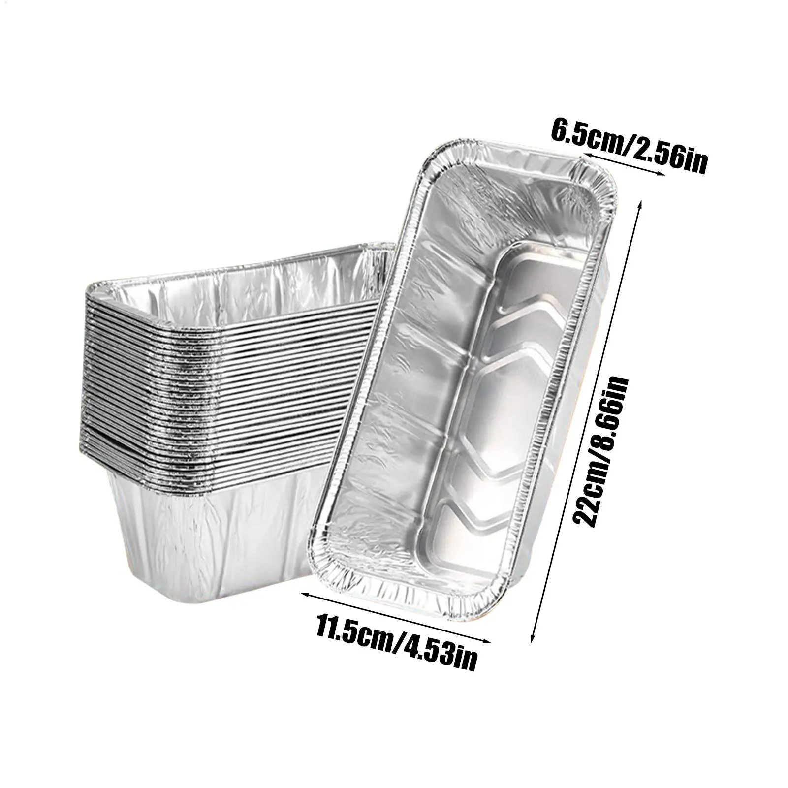 Aluminum Drip Pans For Grill Aluminum Foil Drip Pan Liners For Grilling 125 Pieces Oil Dripping Collection Tray BBQ Supplies For
