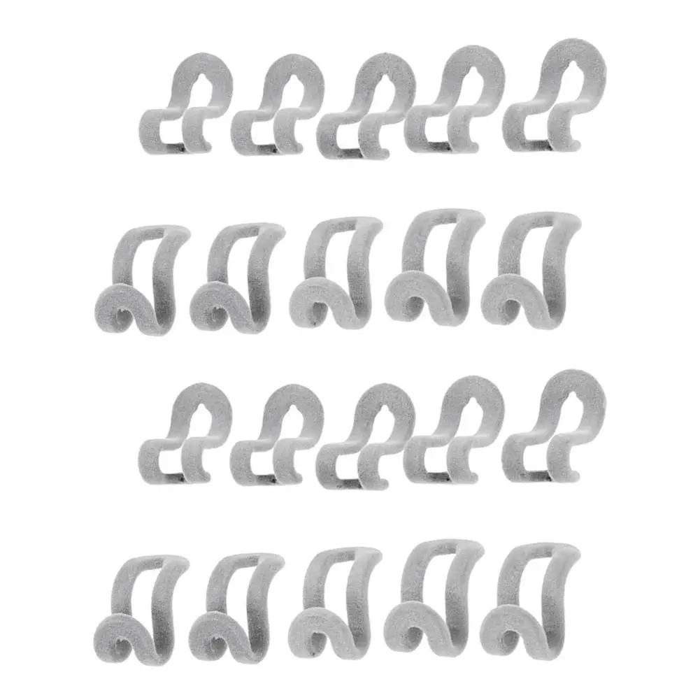 Clothes Hanger Hook Closet Hanger Velvet Coat Hook Hanger Connector Cascading Hook Wardrobe Closet Organizer Clothes Rack Clip