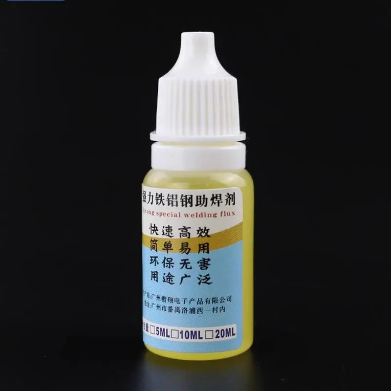 Silver Solder Flux 0.33oz Metal Liquid Soldering Flux For Aluminum Copper 18650 Battery Soldering Fluid No Water Cleaning