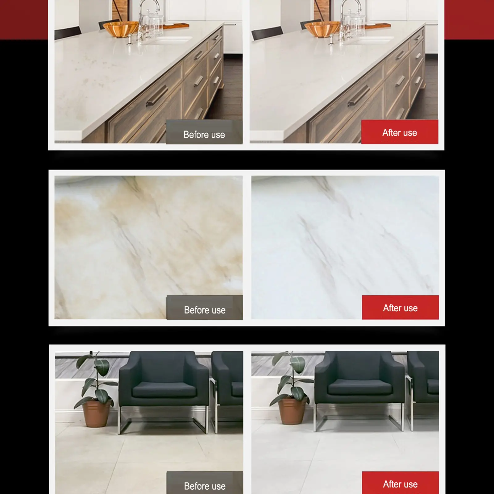 Marble, Quartz Stone, Granite Polishing Wax Stone Care Wax Stone Maintenance Glazing Floor Wax Paste Wax Tile Wax 80g