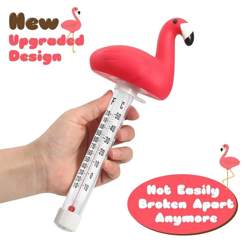 Pool Temperature Gauge Spa Temperature Gauge Swimming pool float thermometer Flamingo turtle thermometer for Hot Tubs Spas Aquar