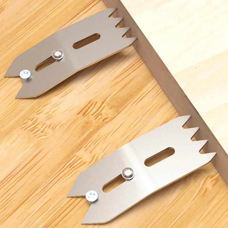 4pcs Wood Slab Clamping Dogs Woodworkers Bench Dog Clamps Wood Board Fixing tool Flexible Woodwork Clamping Tool with screws
