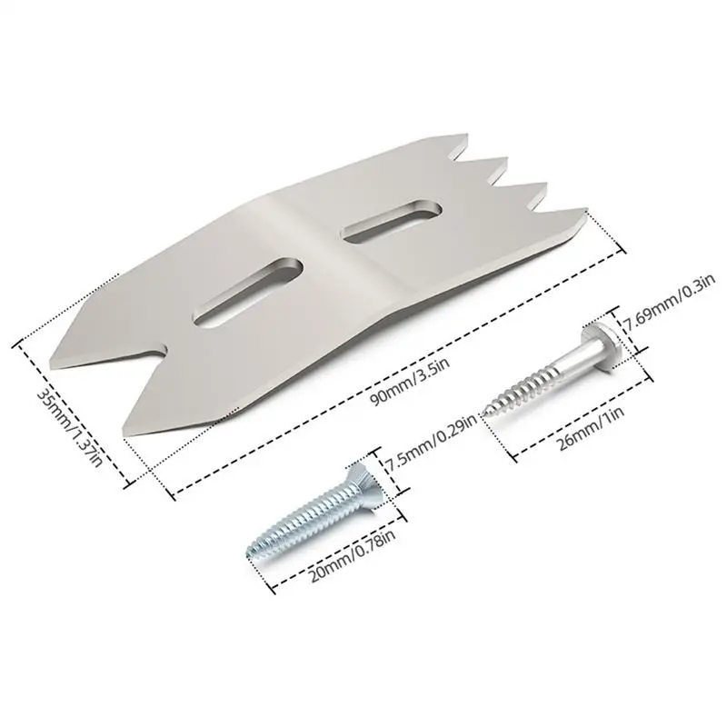 4pcs Wood Slab Clamping Dogs Woodworkers Bench Dog Clamps Wood Board Fixing tool Flexible Woodwork Clamping Tool with screws