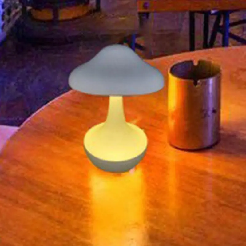 Mushroom Night Light USB Charging RGB16 Colors Bedside Lamps Night Light Reading Lights Energy Saving Table Lamp LED Night Light