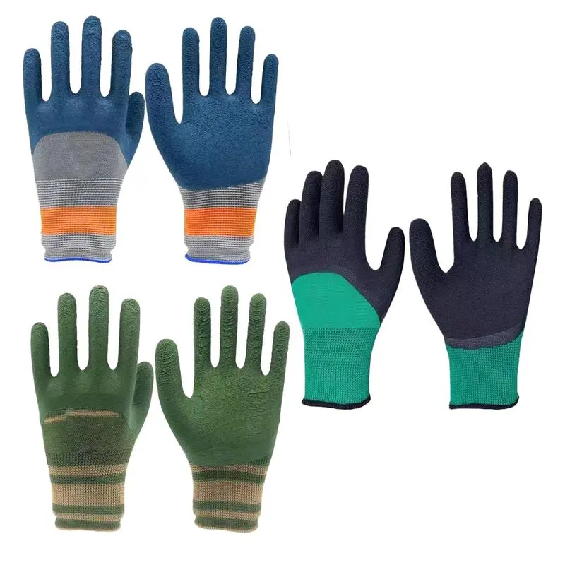 1 pair Yard Work Gardening Gloves Puncture-Resistant Rubber Gloves  Rose Pruning Thorn Proof Gloves  Flower Garden Safety Mitten
