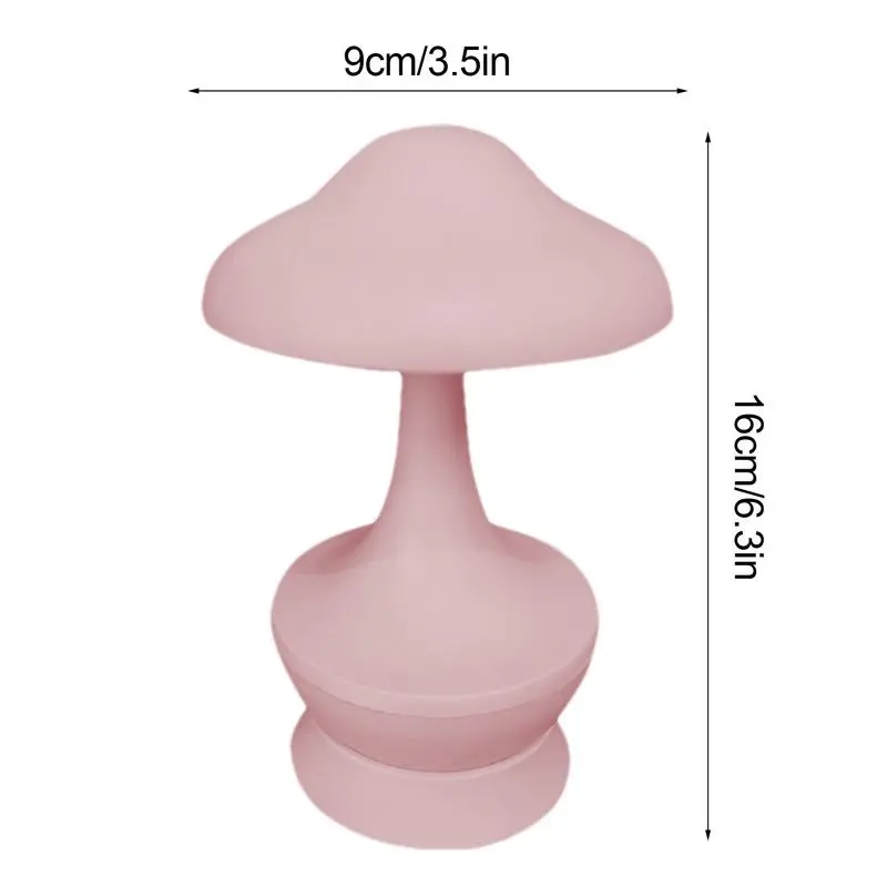 Mushroom Night Light USB Charging RGB16 Colors Bedside Lamps Night Light Reading Lights Energy Saving Table Lamp LED Night Light