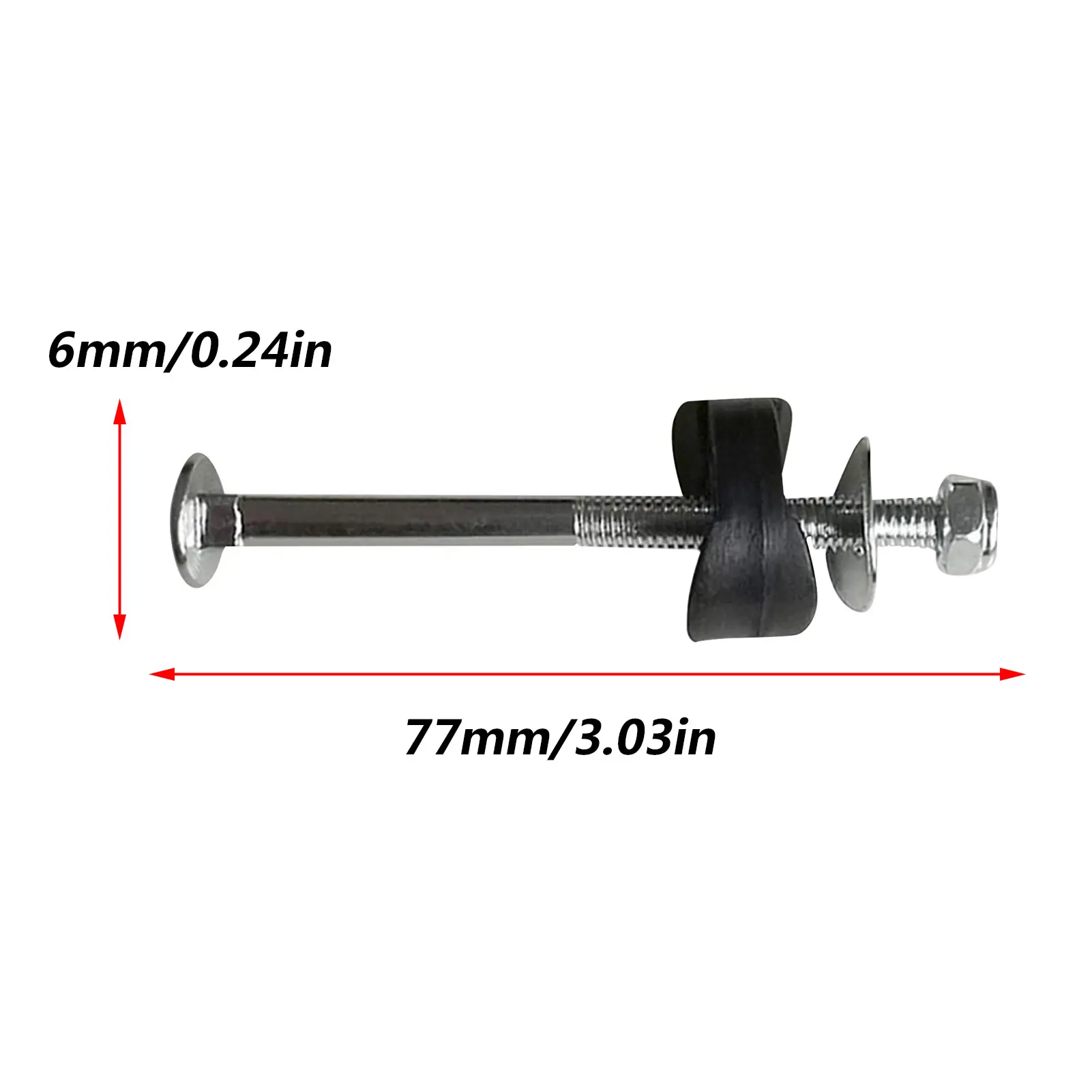Trampoline Bolt Kit 3/10pcs Zinc Plated Steel Trampoline Bolt Fixtures Trampoline Replacement Screws Trampoline Parts