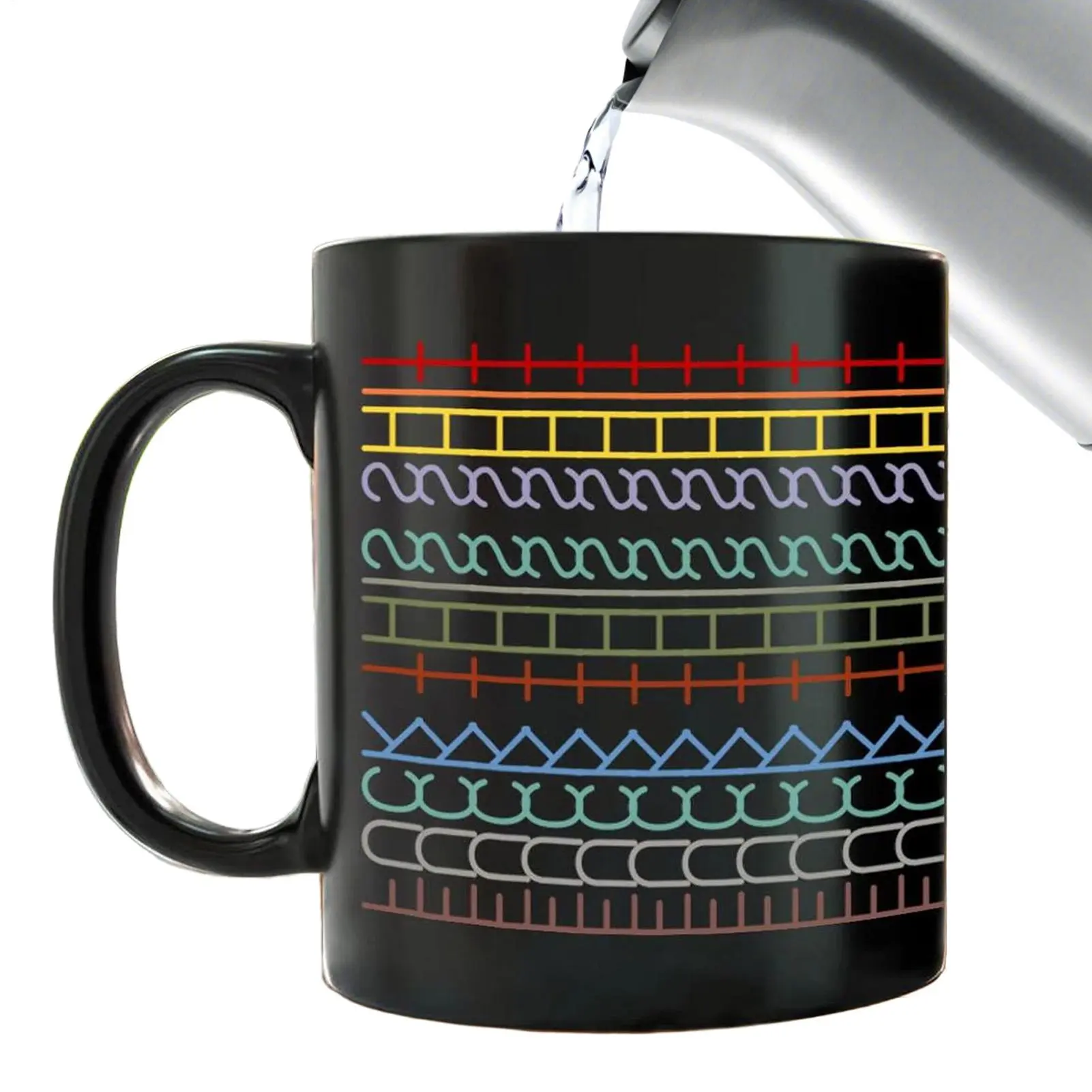 HiddenS Message Coffee Mug Water Cup Home Office Water Milk Cup Latte Coffee Cup Afternoon teacup breakfast cup Tea Drink Cup
