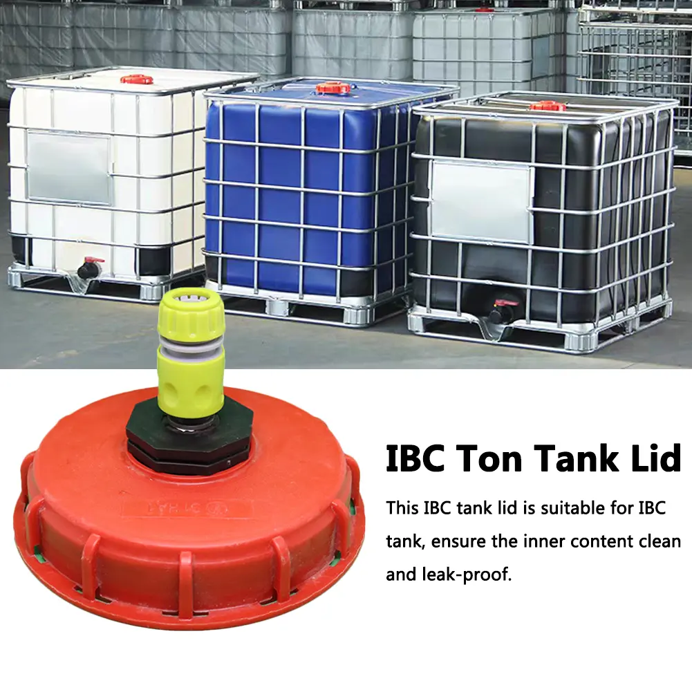 16.3cm IBC Tank Lid Water Injection Connector Long-lasting Barrel Cover Cap With Ventilation Hole Tank Breath Cover Fitting