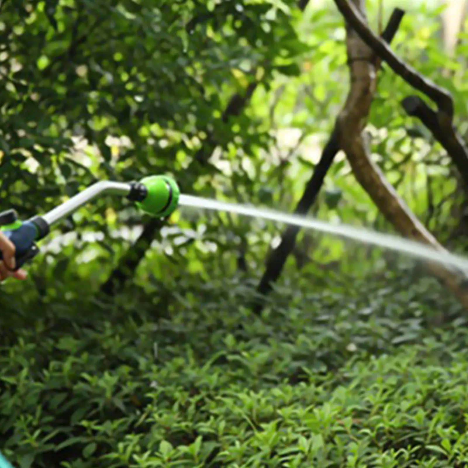 Garden Long Pole Water Gun Long Watering Gun 8 In 1 Hose Nozzle Sprayer Wand Garden Irrigation Plant Watering Car Wash Water Gun