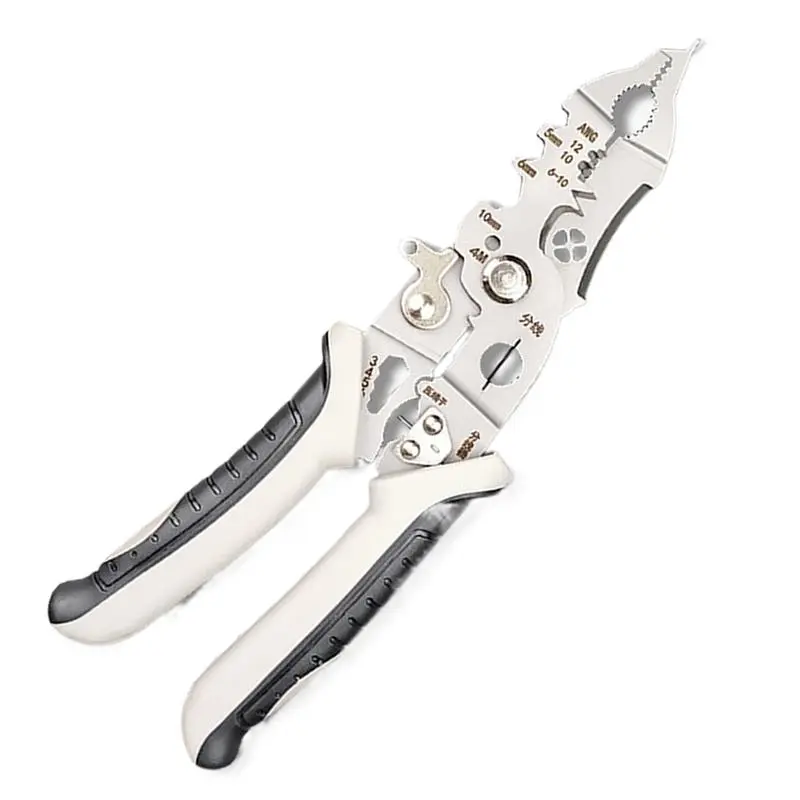 Electrical Wire Pliers Foldable Cable Cutters Pliers Wire Stripper Wire Crimper Pliers Electrical Wire Cutter Stripper Hand Tool