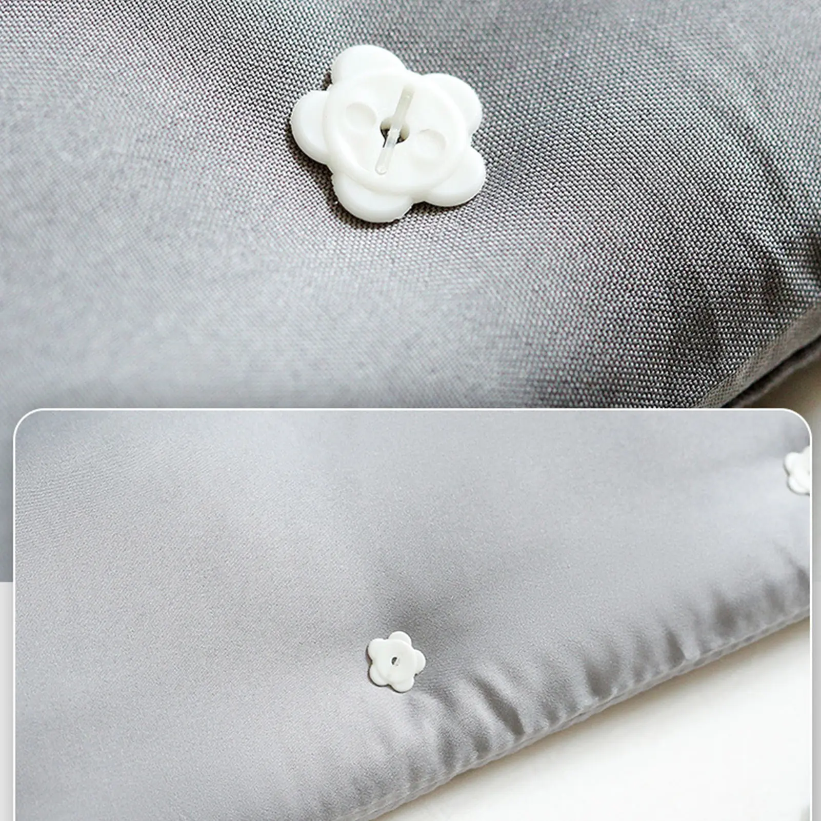 Duvet Quilt Blanket Holder Fixer Clips Syringe, 24/48 Clamp Buttons,Long Plastic Needle Set Fastener Quilt Bed Sheet Gripper