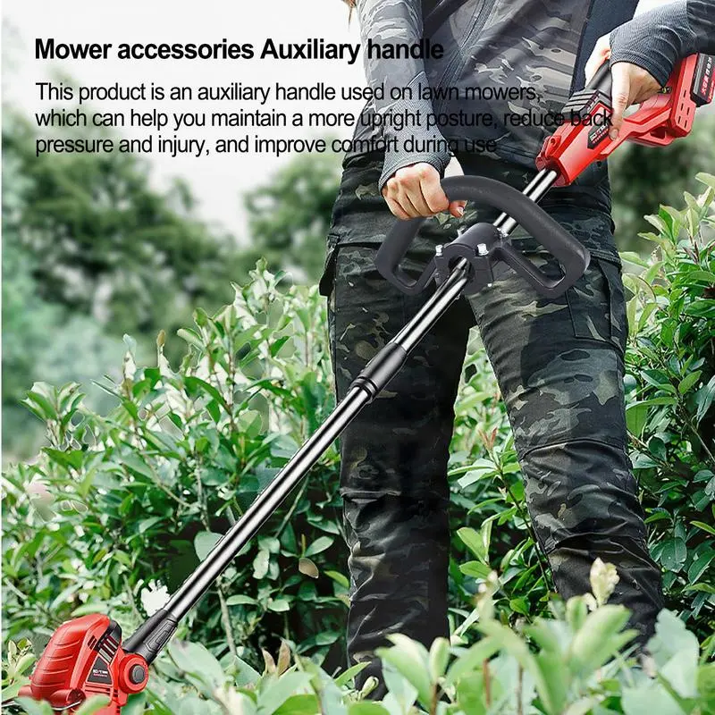 String Trimmer Loop Handle Comfortable Trimmer Grip Handle For Labor-Saving Lawn Trimmer Parts For Road Edges Trees Farms Yard