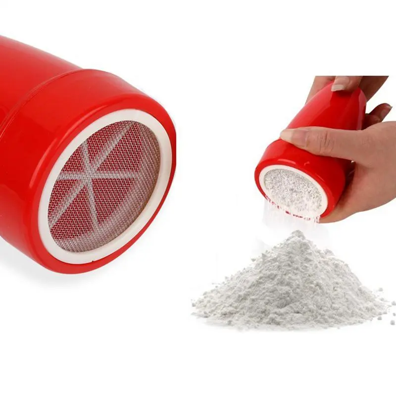 flour sifter flower sifter Strainers Fine Mesh Drum Sieve Sifter Strainer Flower Sifter Sieve Strainer Sugar Icing Mesh Sifter