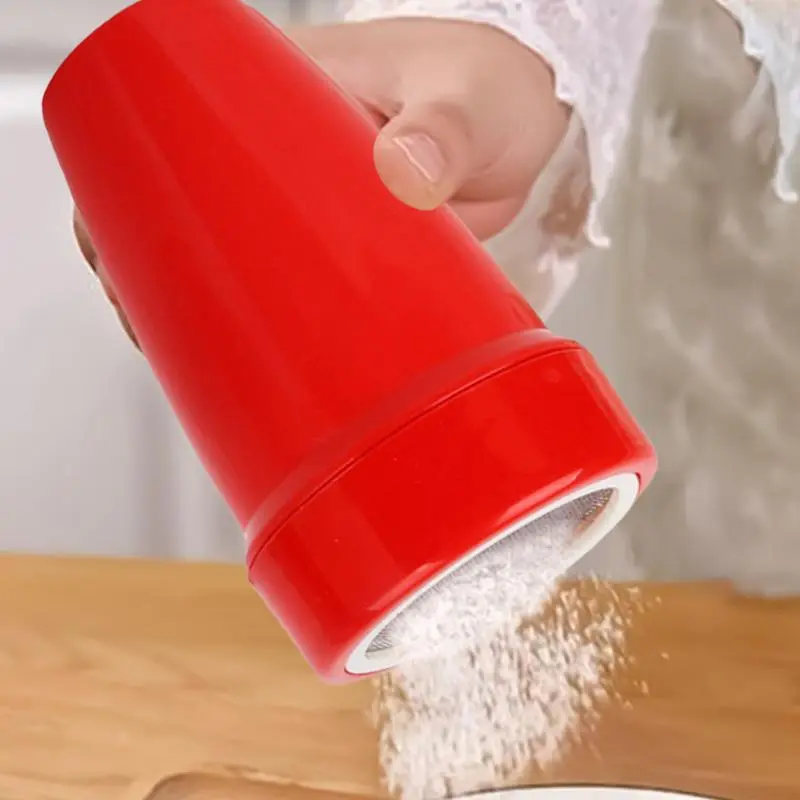 flour sifter flower sifter Strainers Fine Mesh Drum Sieve Sifter Strainer Flower Sifter Sieve Strainer Sugar Icing Mesh Sifter
