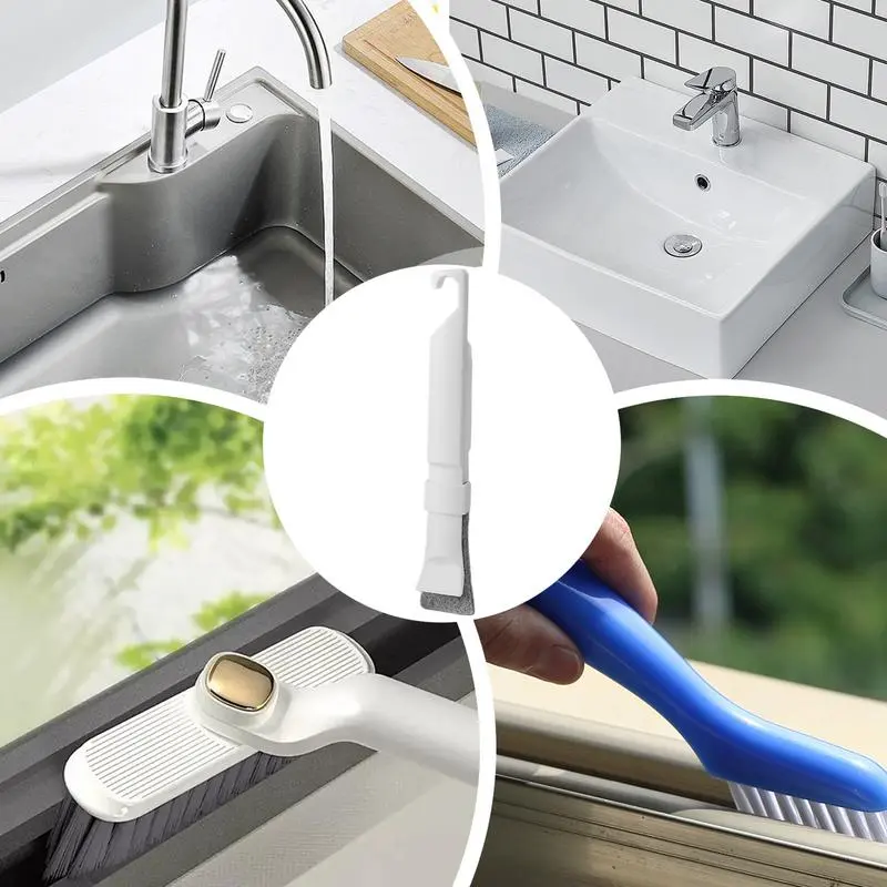 Small Crevice Brush Cleaning Supplies Easy Gadgets Scraper Scraping Tool Cleaner Window Frame Door Groove Cleaning Brush